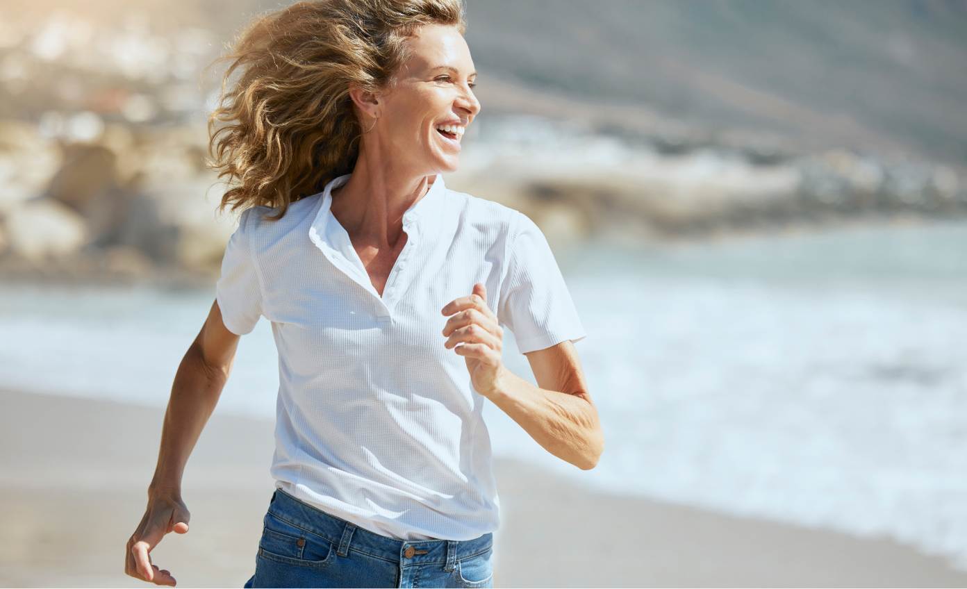 Running woman